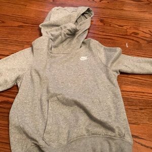High neck nike hoodie